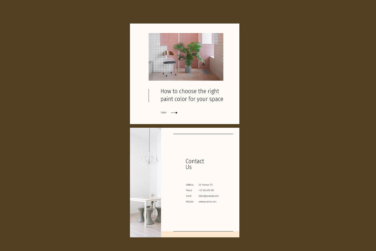 Minimalist Interior Design Instagram Post