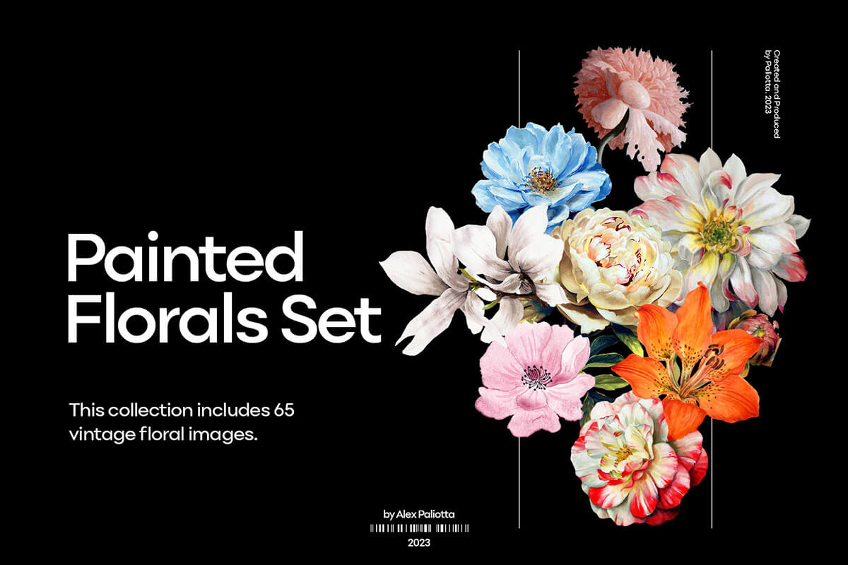 Painted Florals Set