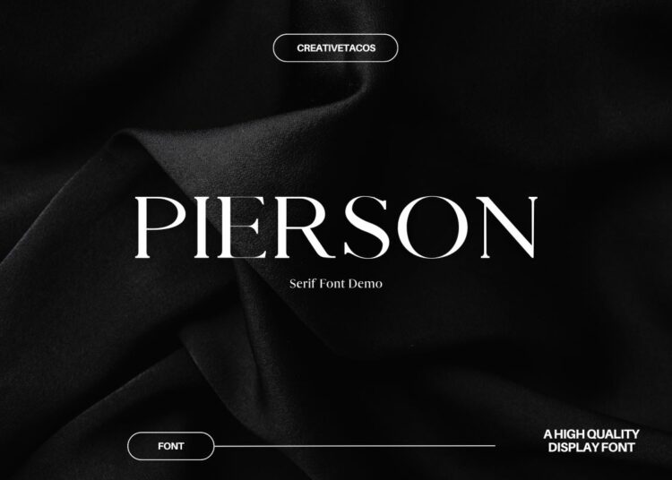Free Pierson Serif Font