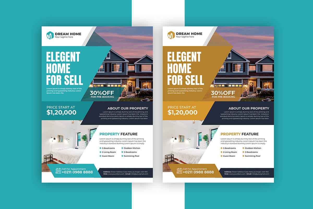 real estate poster template
