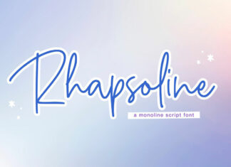Rhapsoline Script Font