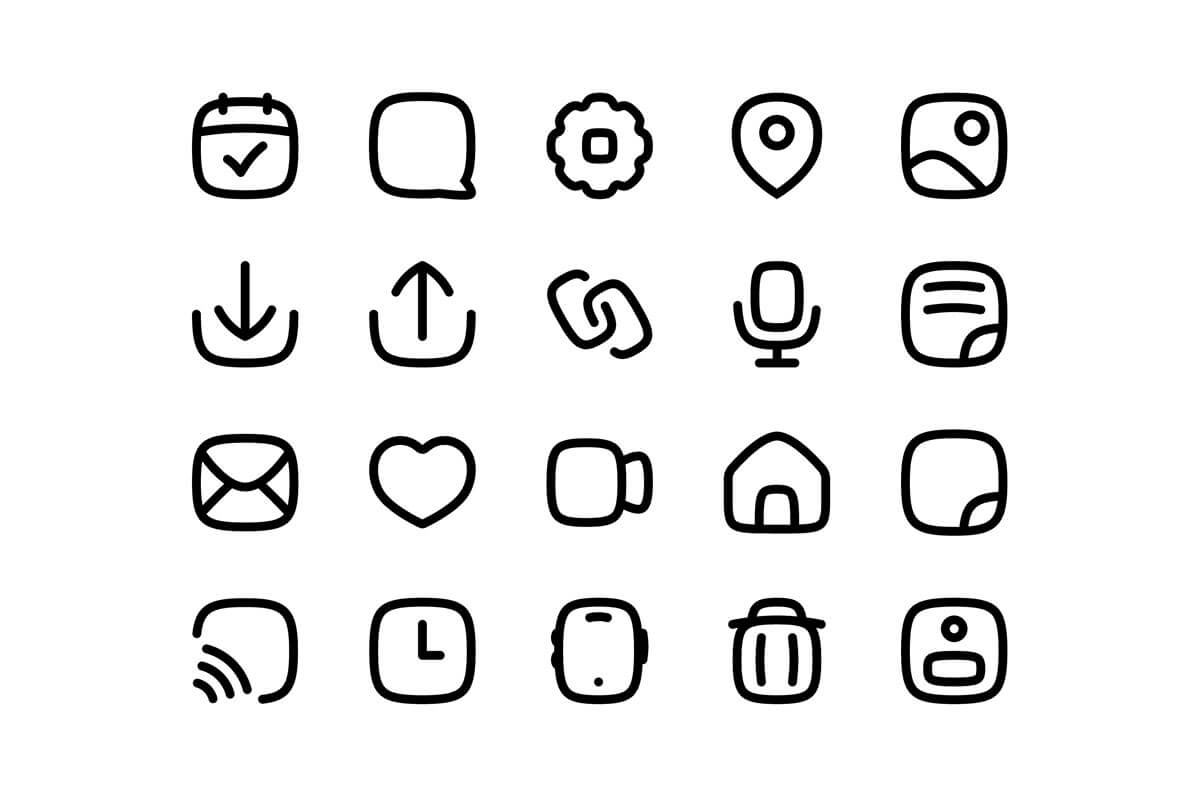 20 Free Squircle Icons