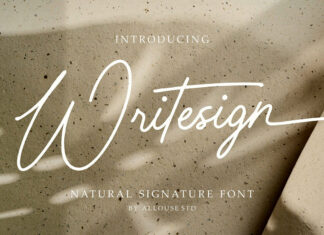 Writesign Signature Font