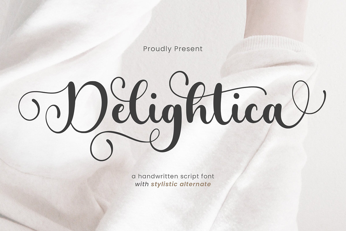 Delightica Handwritten Script Font