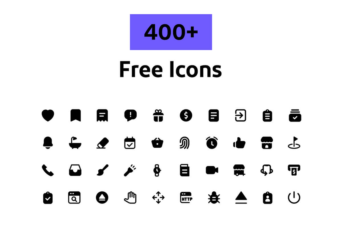 400+ Miscellaneous Icons Pack