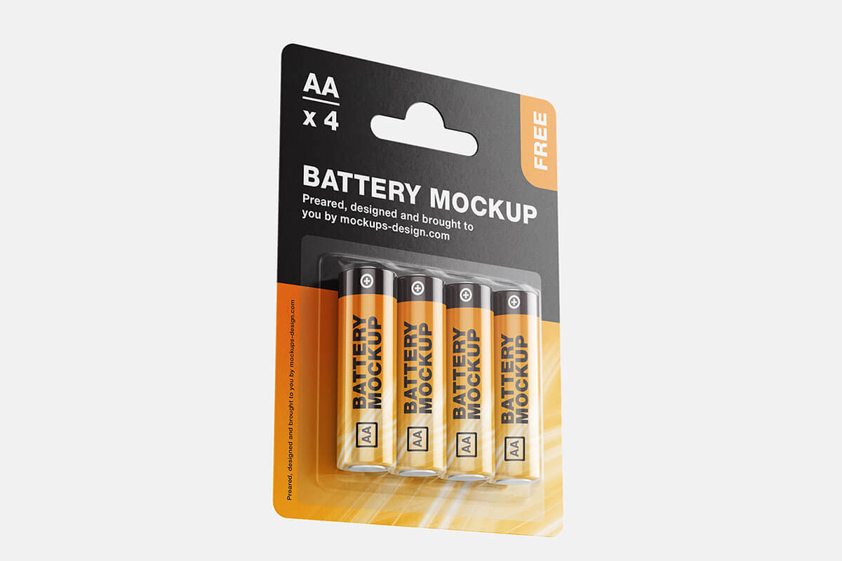 AA Battery Pack Mockup