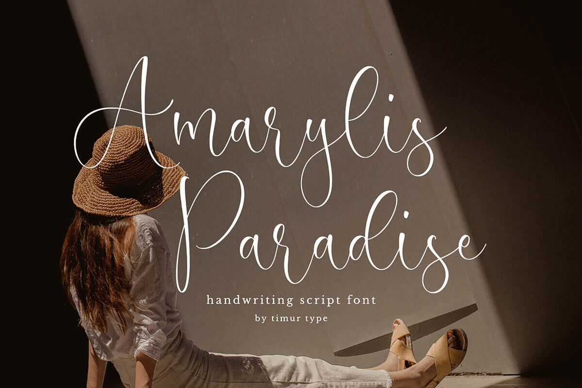 Amarylis Paradise Handwritten Font