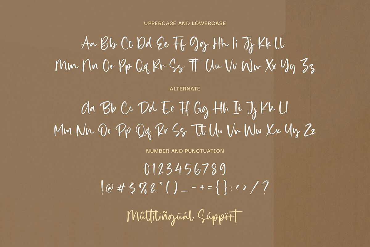 Bomdia Handwritten Font