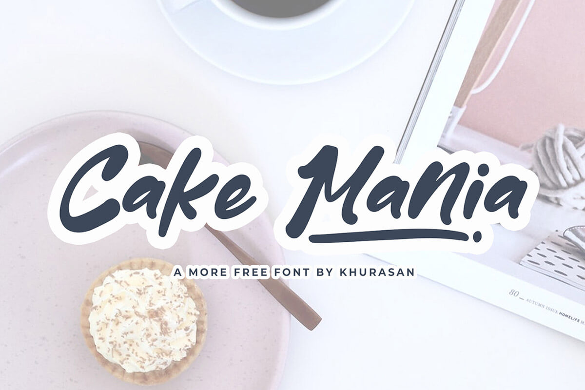 Cake Mania Fancy Font