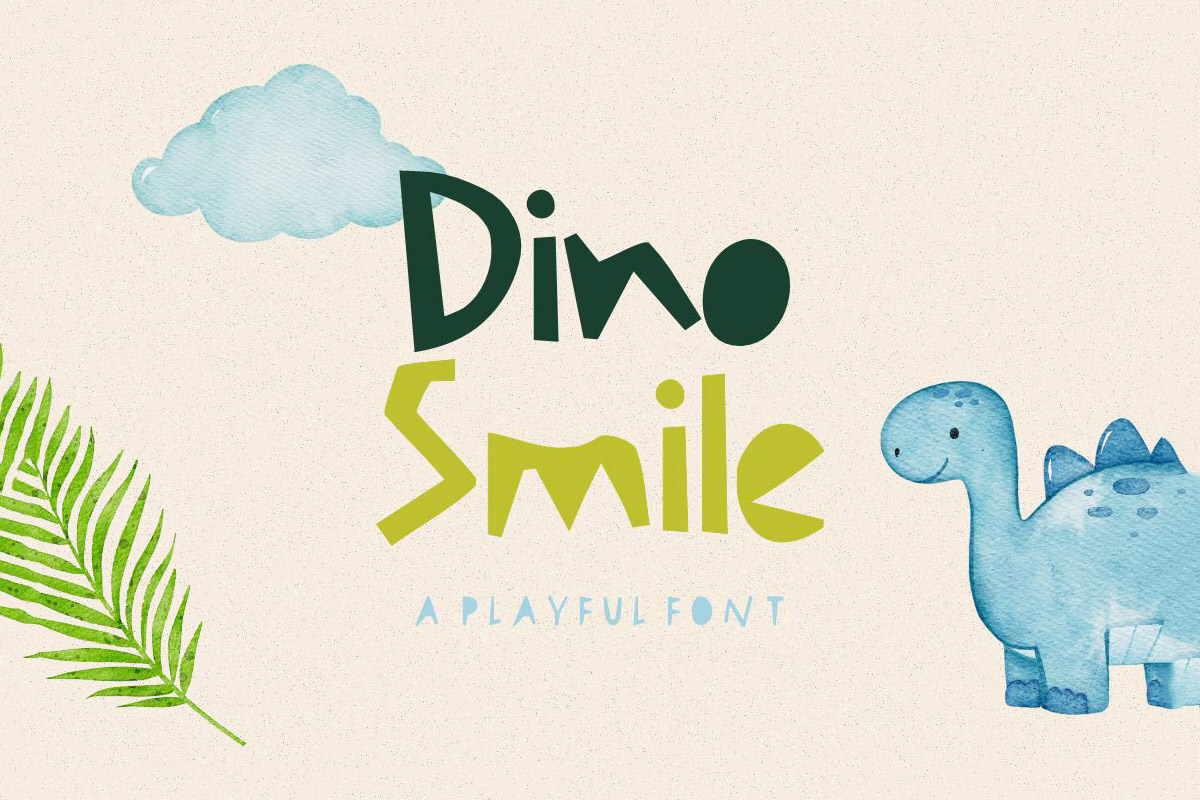 Dino Smile Handwritten Font