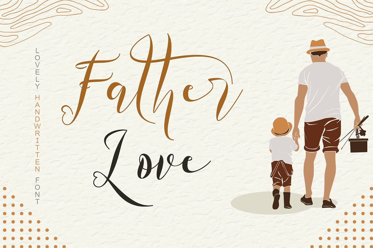 Father Love Handwritten Font