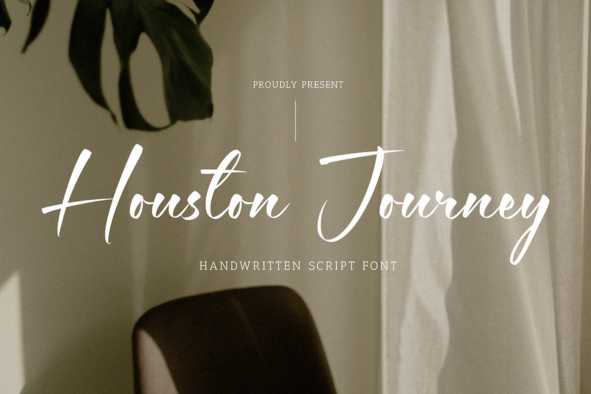 Houston Journey Handwritten Font
