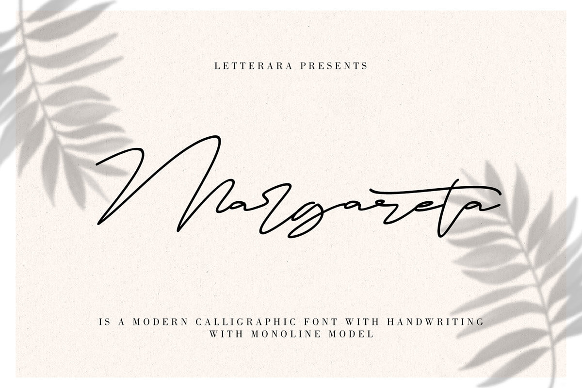 Margareta Calligraphic Font