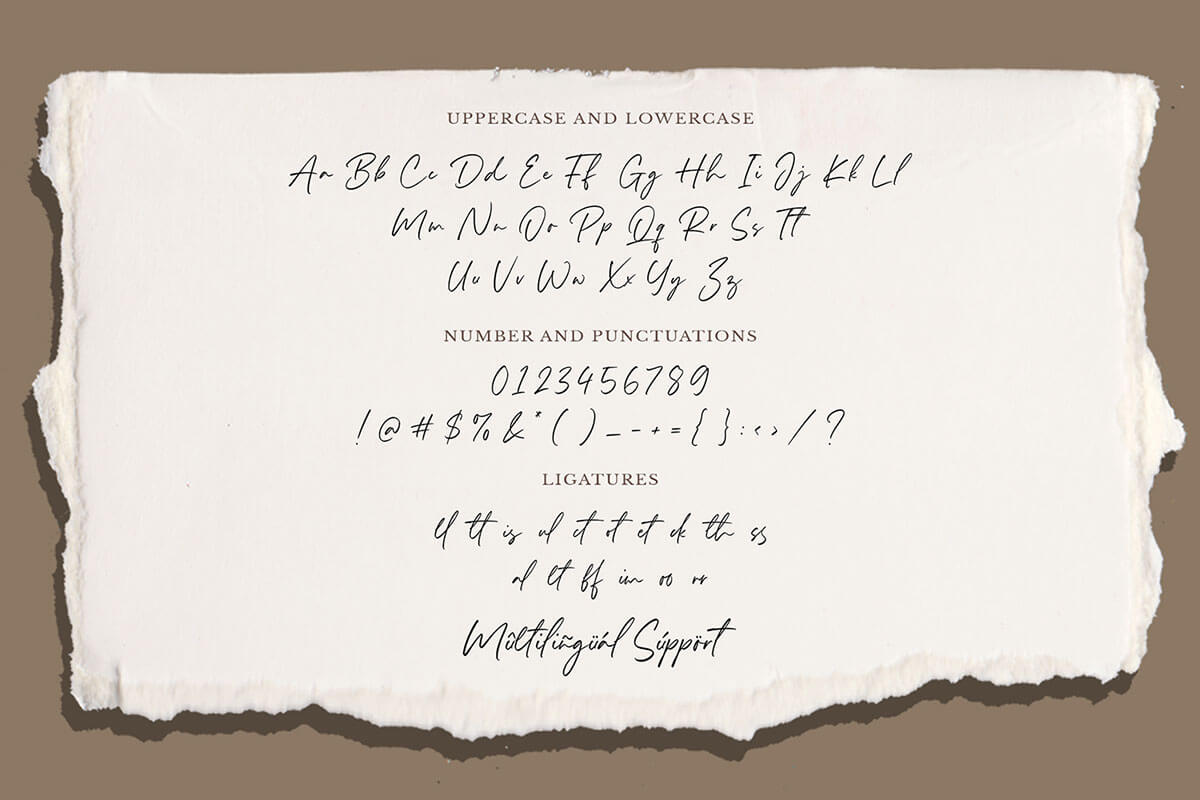 Moonstone History Signature Font