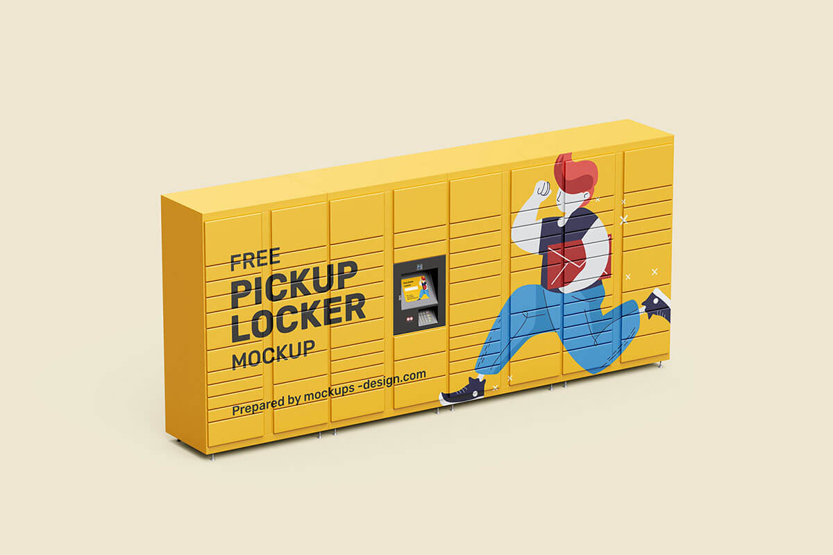 Pickup Locker Mockup