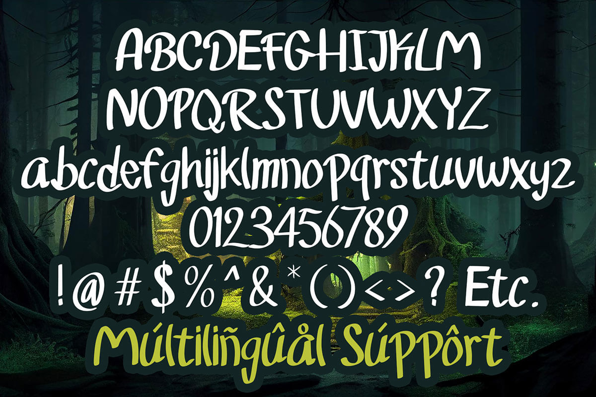 Rich Monster Display Font