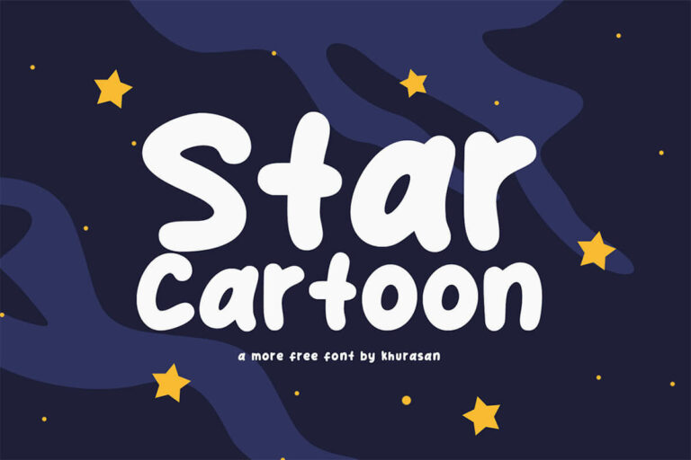 Star Cartoon Fancy Font Free Download - Creativetacos