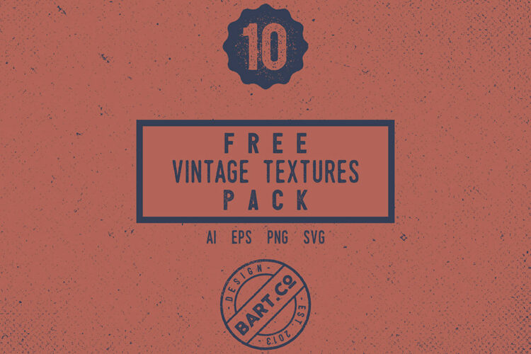 10 Free Vintage Textures Pack