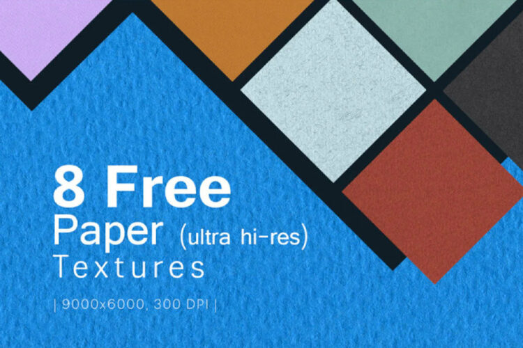 8 Free Paper Hi-Res Textures