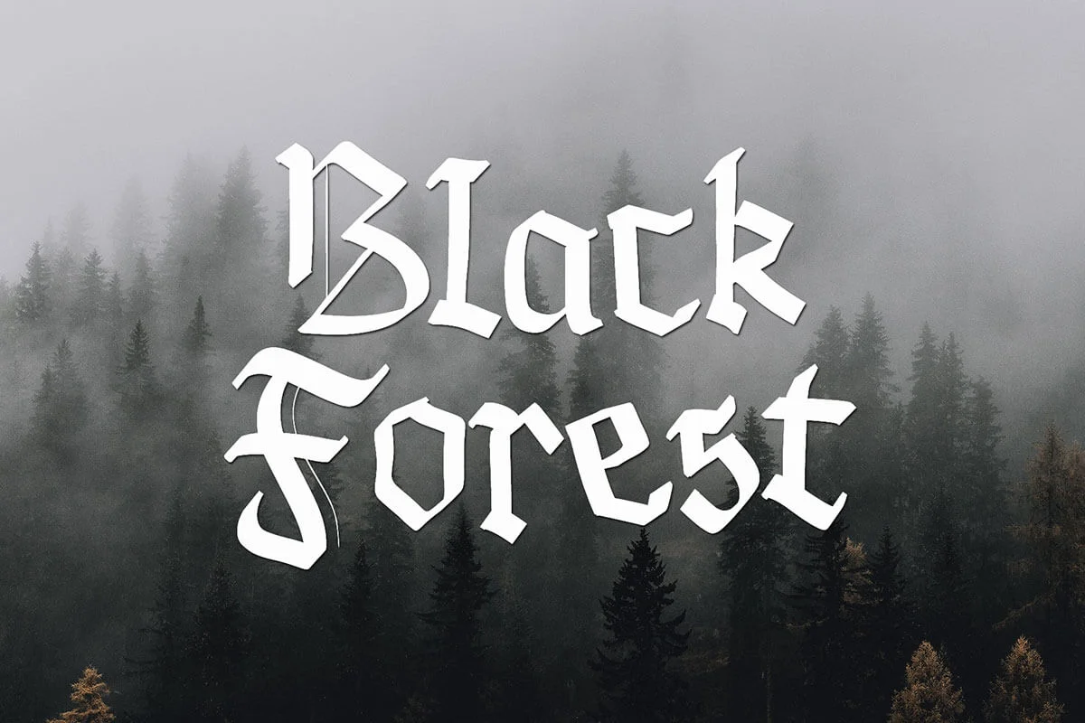 Black Lonthe Blackletter Font