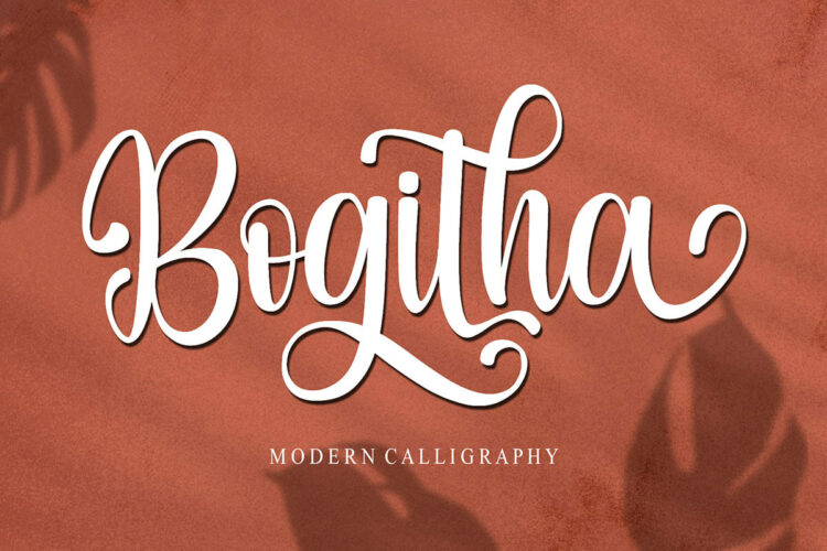 Bogitha Calligraphy Font