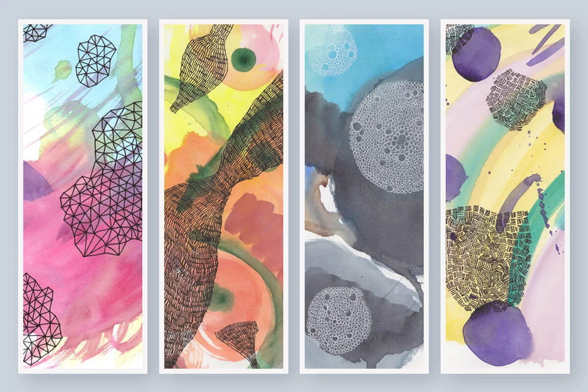 Free Abstract Watercolor Textures Preview 2