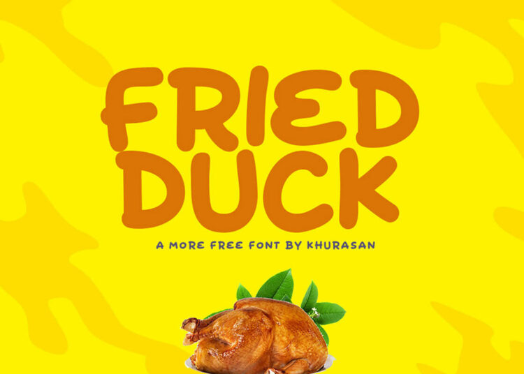 Fried Duck Display Font