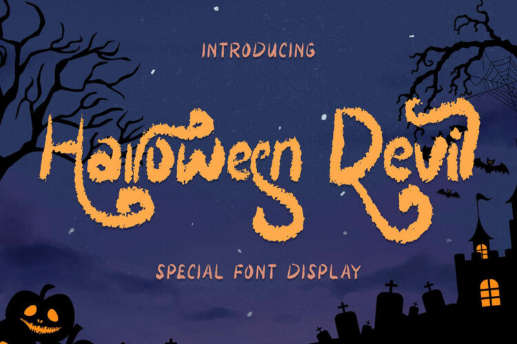 Halloween Devil Display Font