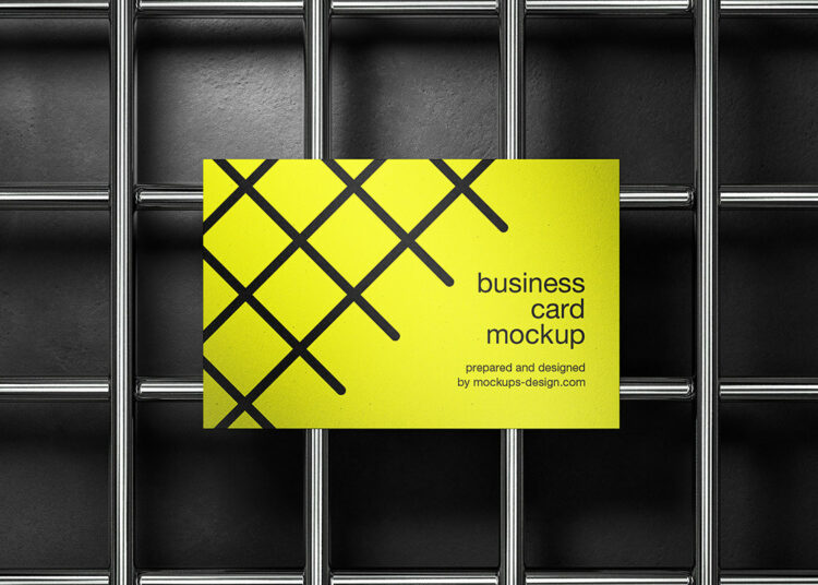 Industrial Business Card Mockup