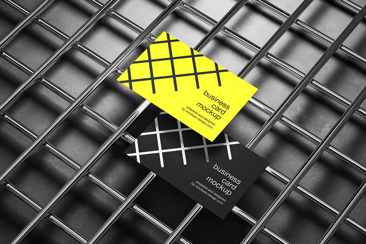 Industrial Business Card Mockup