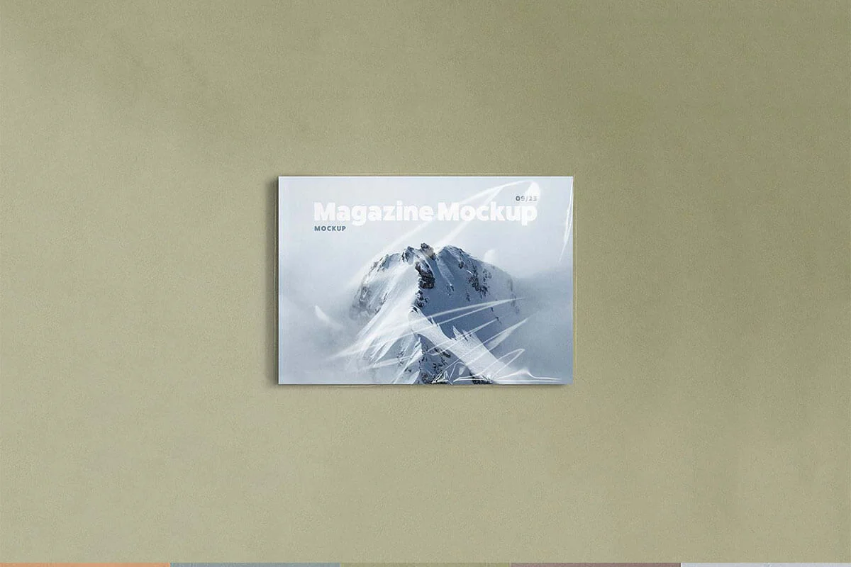 Landscape Magazine Mockup