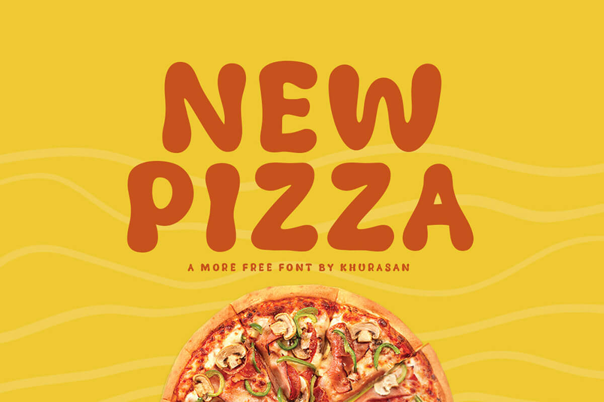 New Pizza Display Font