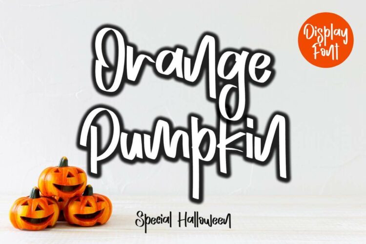 Orange Pumpkin Font