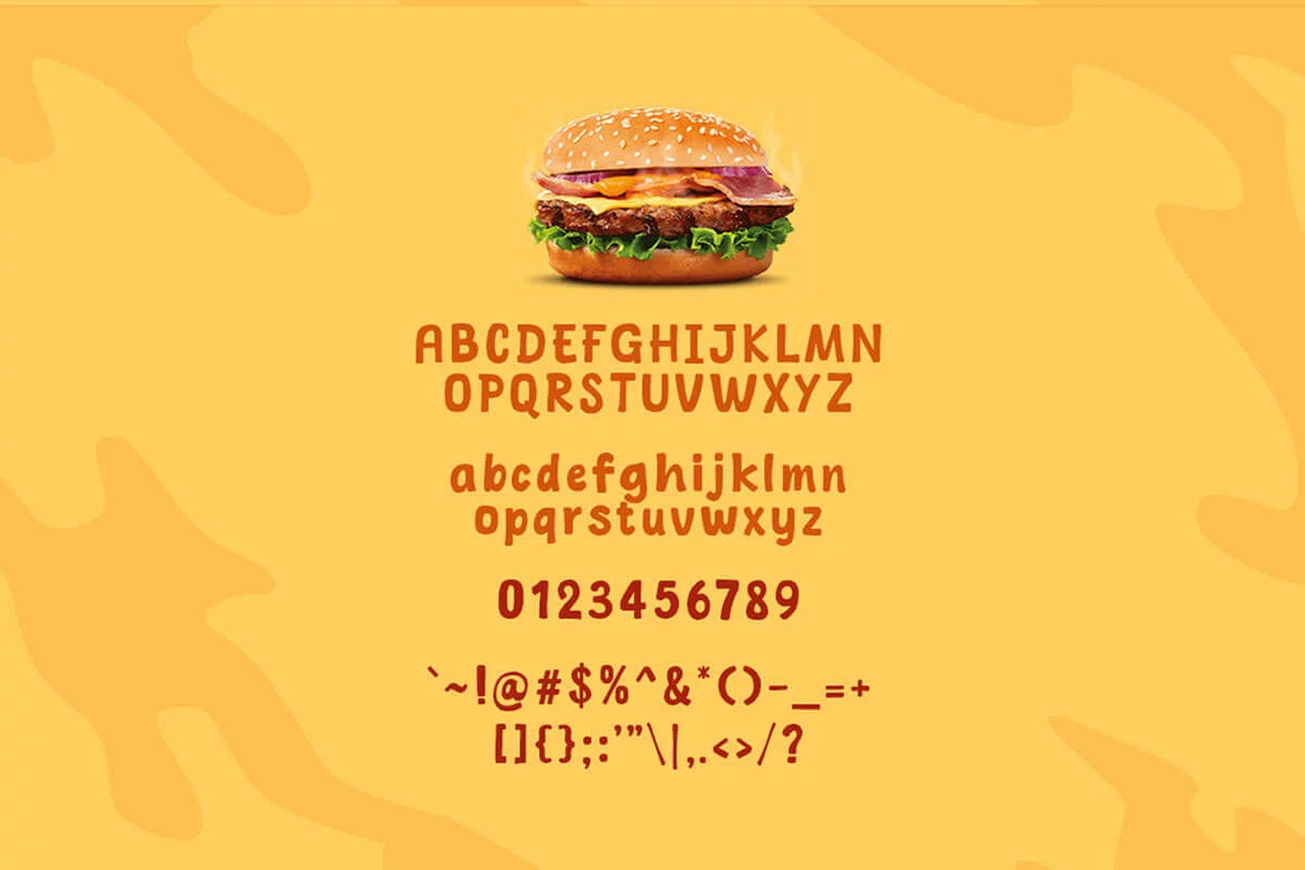 Spicy Burger Fancy Font