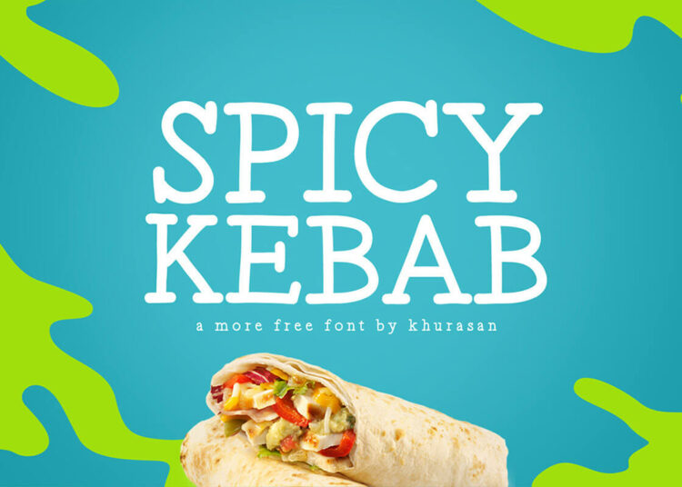 Spicy Kebab Slab Serif Font