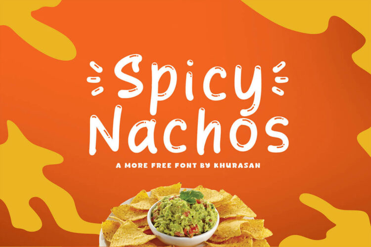 Spicy Nachos Brush Font