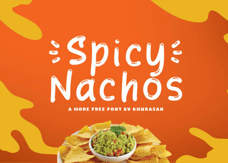 Spicy Nachos Brush Font