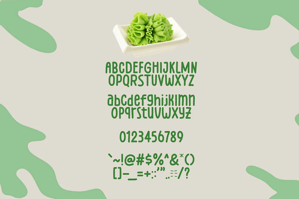 Spicy Wasabi Fancy Font