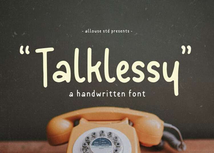 Talklessy Handwritten Font