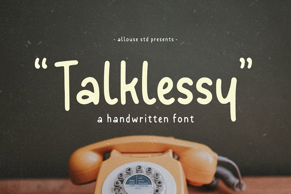 Talklessy Handwritten Font
