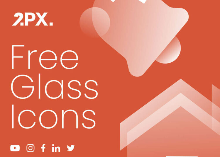 Vector Glass Icons Set