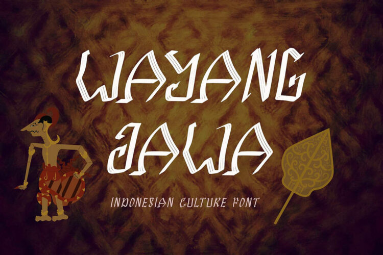 Wayang Jawa Display Font