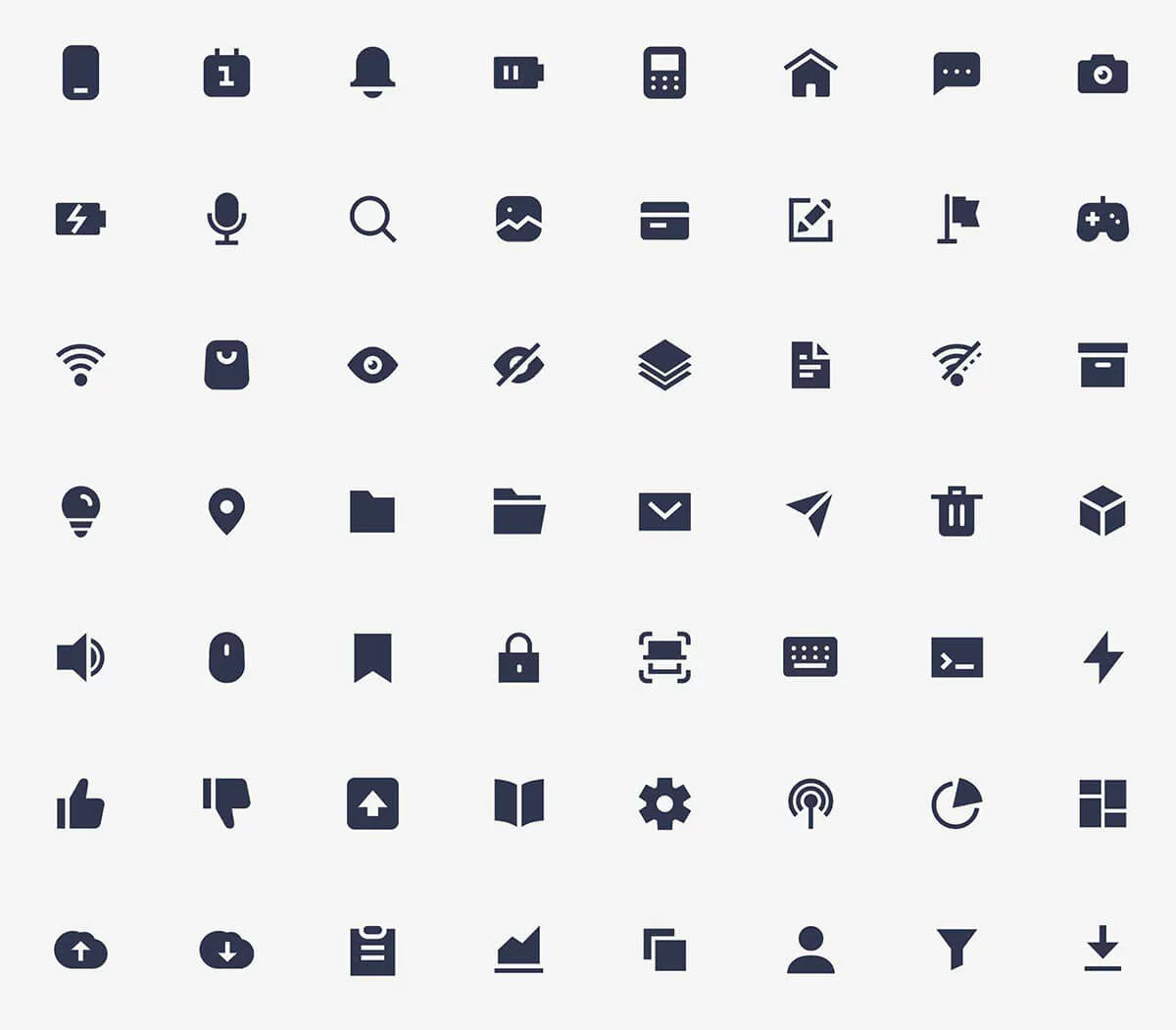 124 Modern Icons Collection Preview 4