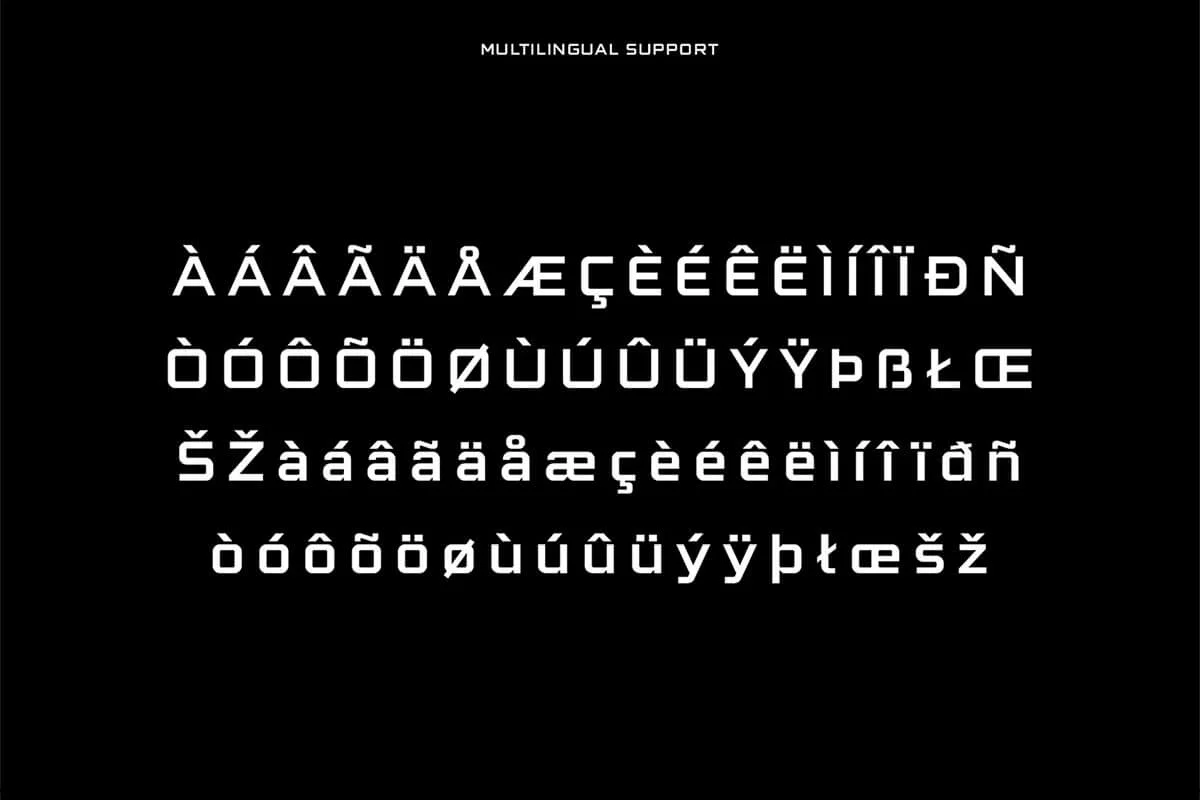 Armstrong Square Display Font