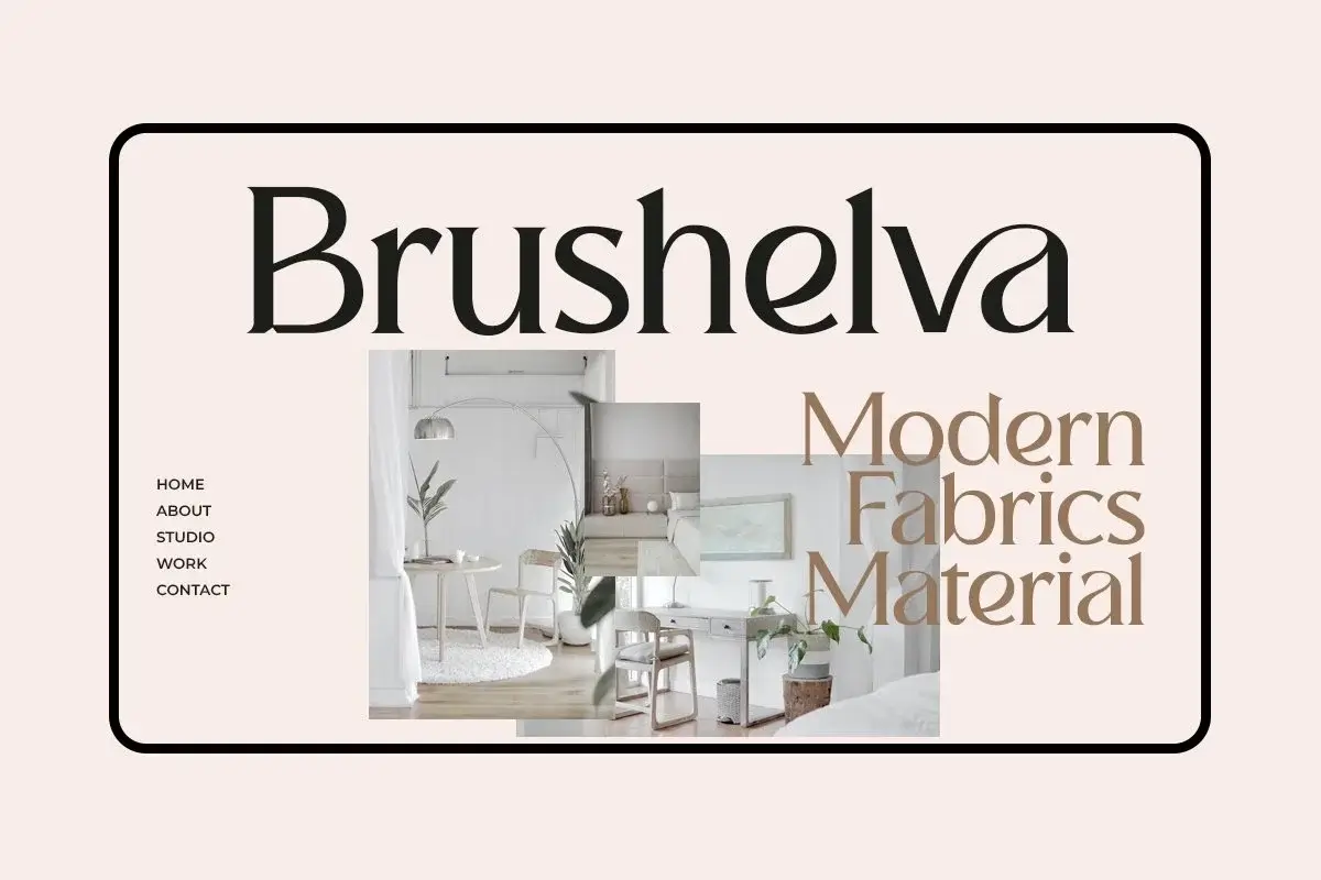 Brushelva Display Font