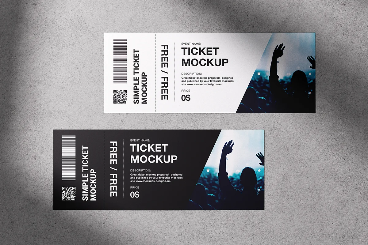 Concrete Tickets Mockup Preview 1