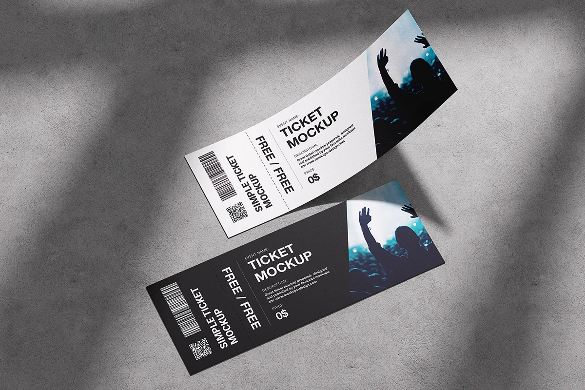 Concrete Tickets Mockup Preview 2