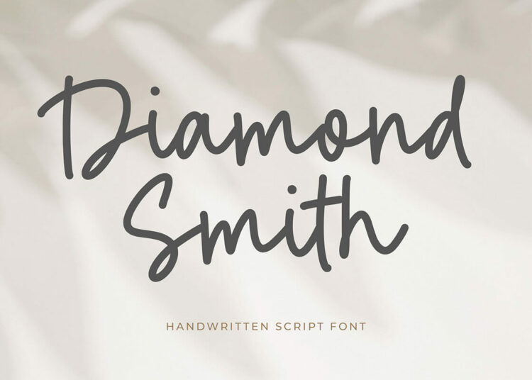 Diamond Smith Handwritten Font