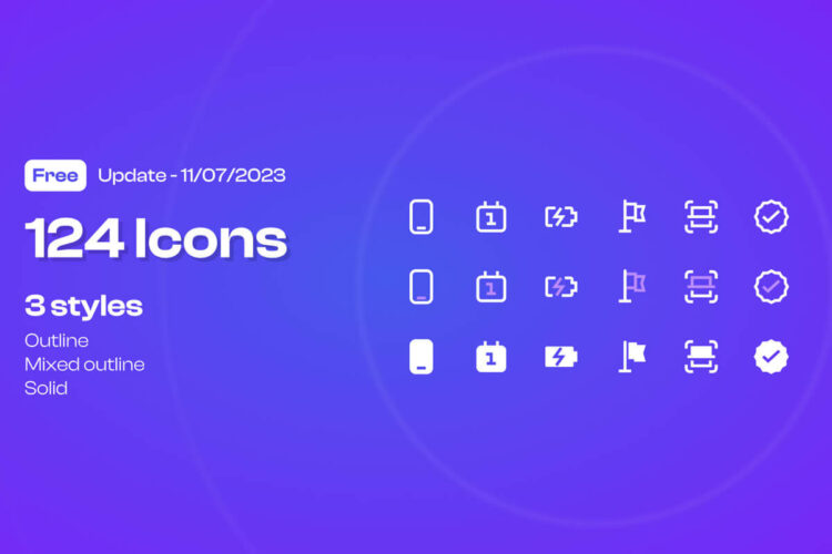 124 Modern Icons Collection Feature Image