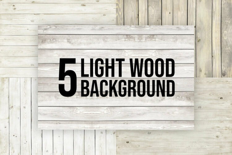 Free 5 Light Wood Backgrounds